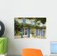 French House with window shutters Provence France Wall Mural