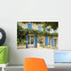 French House with window shutters Provence France Wall Mural