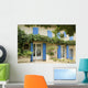 French House with window shutters Provence France Wall Mural