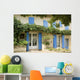 French House with window shutters Provence France Wall Mural