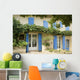 French House with window shutters Provence France Wall Mural