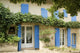 French House with window shutters Provence France Wall Mural