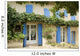 French House with window shutters Provence France Wall Mural