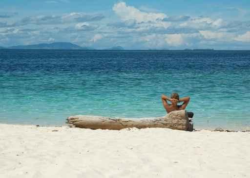 Tropical Beach Wall Decal Design 2
