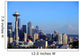 Seattle Skyline Portraits WA State Wall Mural