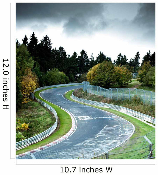 Race Circuit Wall Mural