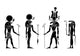 Vector Gods Ancient Egypt