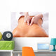 Massage of Female Back Spa Wall Mural