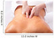 Massage of Female Back Spa Wall Mural