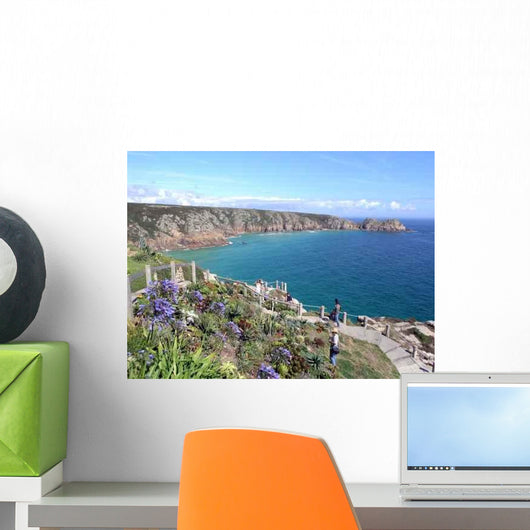 Cornwall Coastline Wall Decal