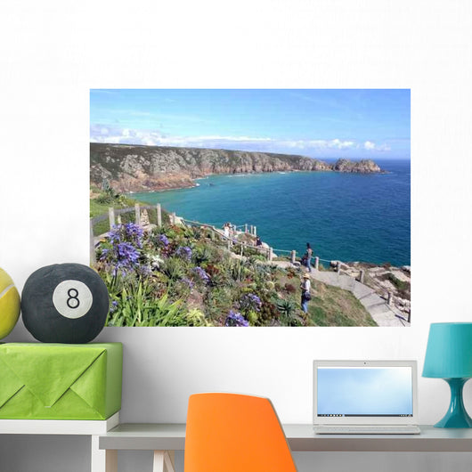 Cornwall Coastline Wall Decal