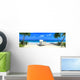 White Armchair Beach Wall Decal