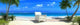 White Armchair Beach Wall Decal