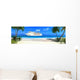 Cruise Ship and Tropical Wall Decal