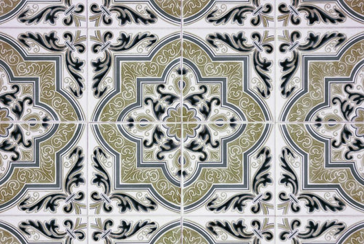 Ornamental Old Tiles Wall Mural