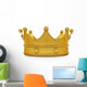 Golden Crown Front Wall Decal