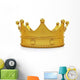 Golden Crown Front Wall Decal
