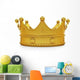 Golden Crown Front Wall Decal