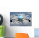 Airplane over Alaska Wall Mural