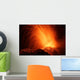 Eruption of the Volcano Stromboli Wall Mural