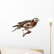 Stuffed Bird With Skeleton Inside Wall Decal