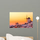 Greece Santorini Sunset Wall Mural