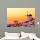 Greece Santorini Sunset Wall Mural