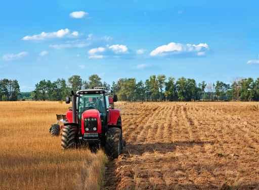 Tractors Working Field Wall Decal