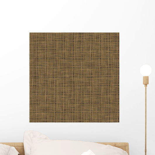 Burlap Cloth Plate Seamless Wall Decal