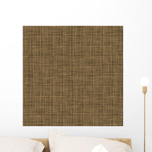 Burlap Cloth Plate Seamless Wall Decal