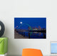 Gateshead Millenium Bridge at Night Wall Mural