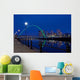 Gateshead Millenium Bridge at Night Wall Mural