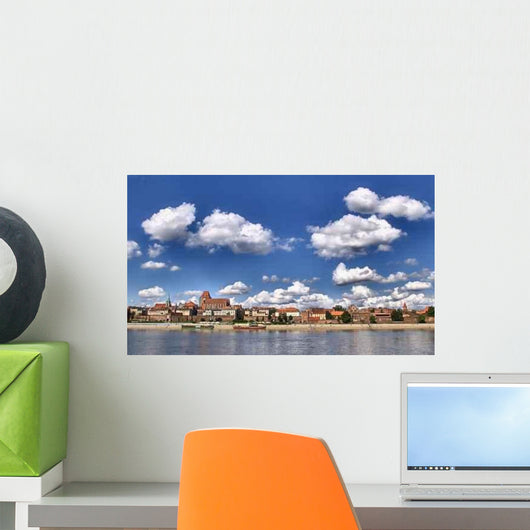 Panorama Toru Poland Wall Decal