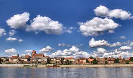 Panorama Toru Poland Wall Decal