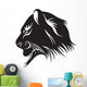 Tiger Head Wall Decal