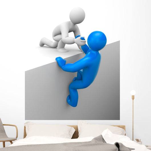 Helping Hand Wall Decal