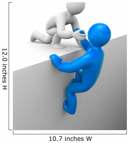 Helping Hand Wall Decal