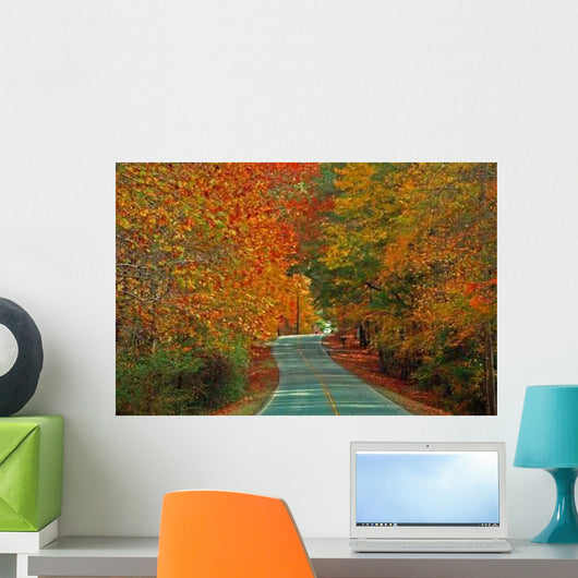 Fall Highway Wall Decal