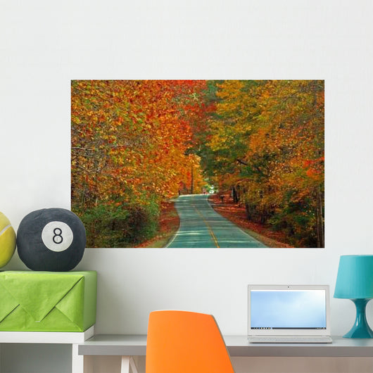 Fall Highway Wall Decal