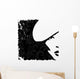 Woman Image in Retro Style Wall Mural