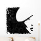 Woman Image in Retro Style Wall Mural