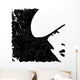 Woman Image in Retro Style Wall Mural