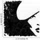 Woman Image in Retro Style Wall Mural