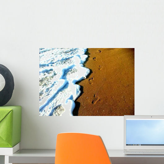 Footprints Sand Wall Decal