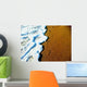 Footprints Sand Wall Decal