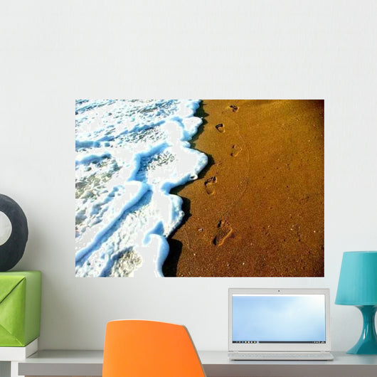 Footprints Sand Wall Decal