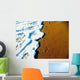 Footprints Sand Wall Decal