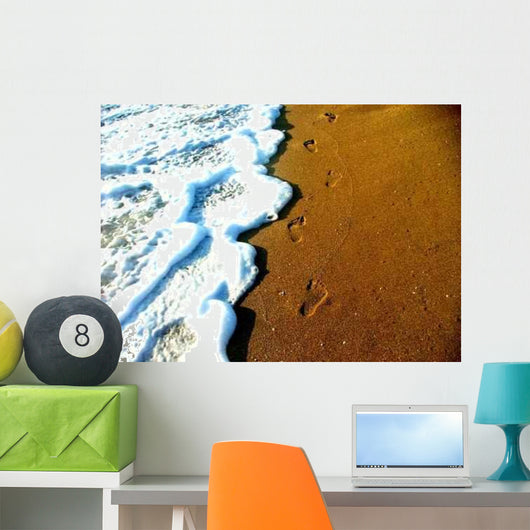 Footprints Sand Wall Decal