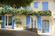 French Village Cottage with blue shutters Provence France Wall Mural