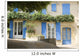 French Village Cottage with blue shutters Provence France Wall Mural